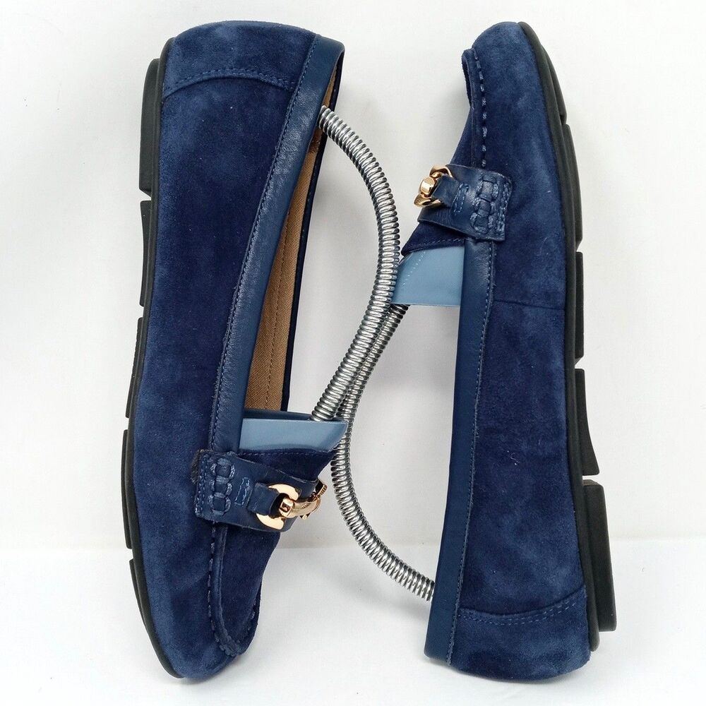 Vionic Kenya Suede Loafers Women's Size 7.5 Horsebit Orthotic Driving Shoes - Picture 6 of 10